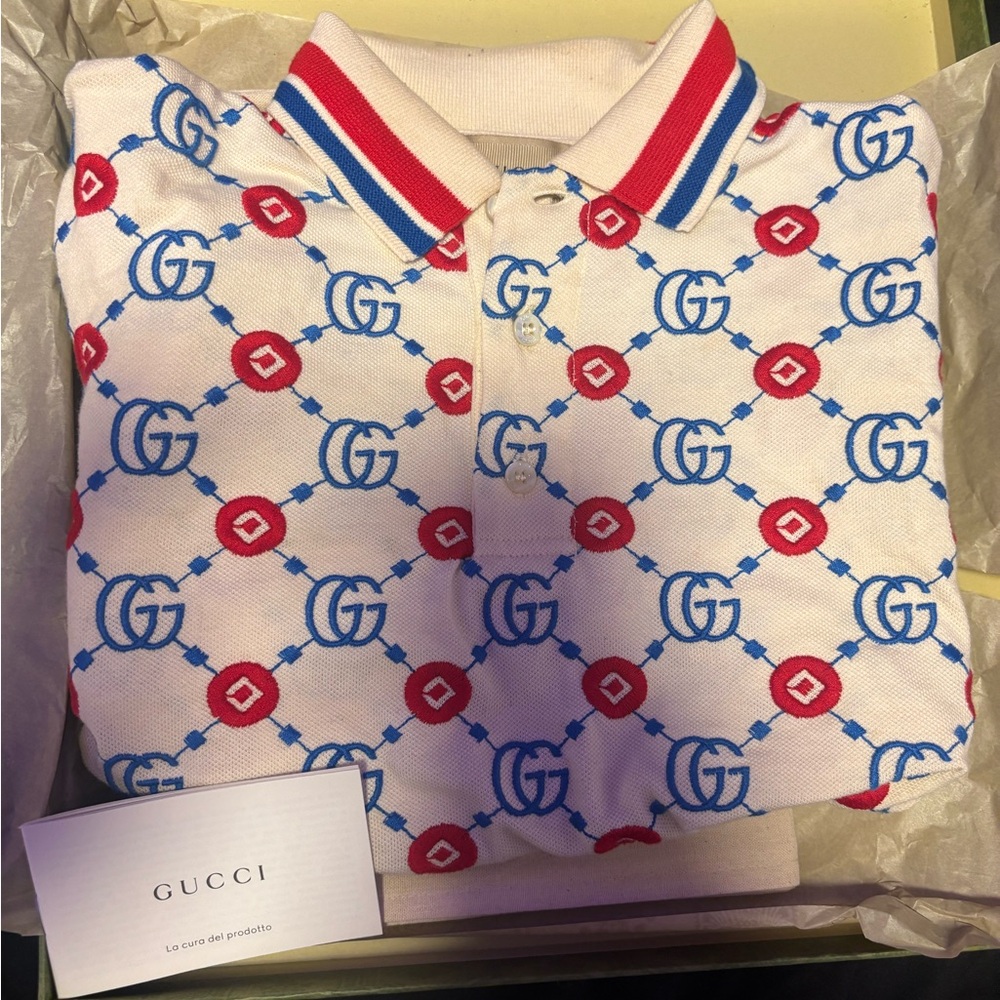 Gucci logo toddler boy shirt 5t